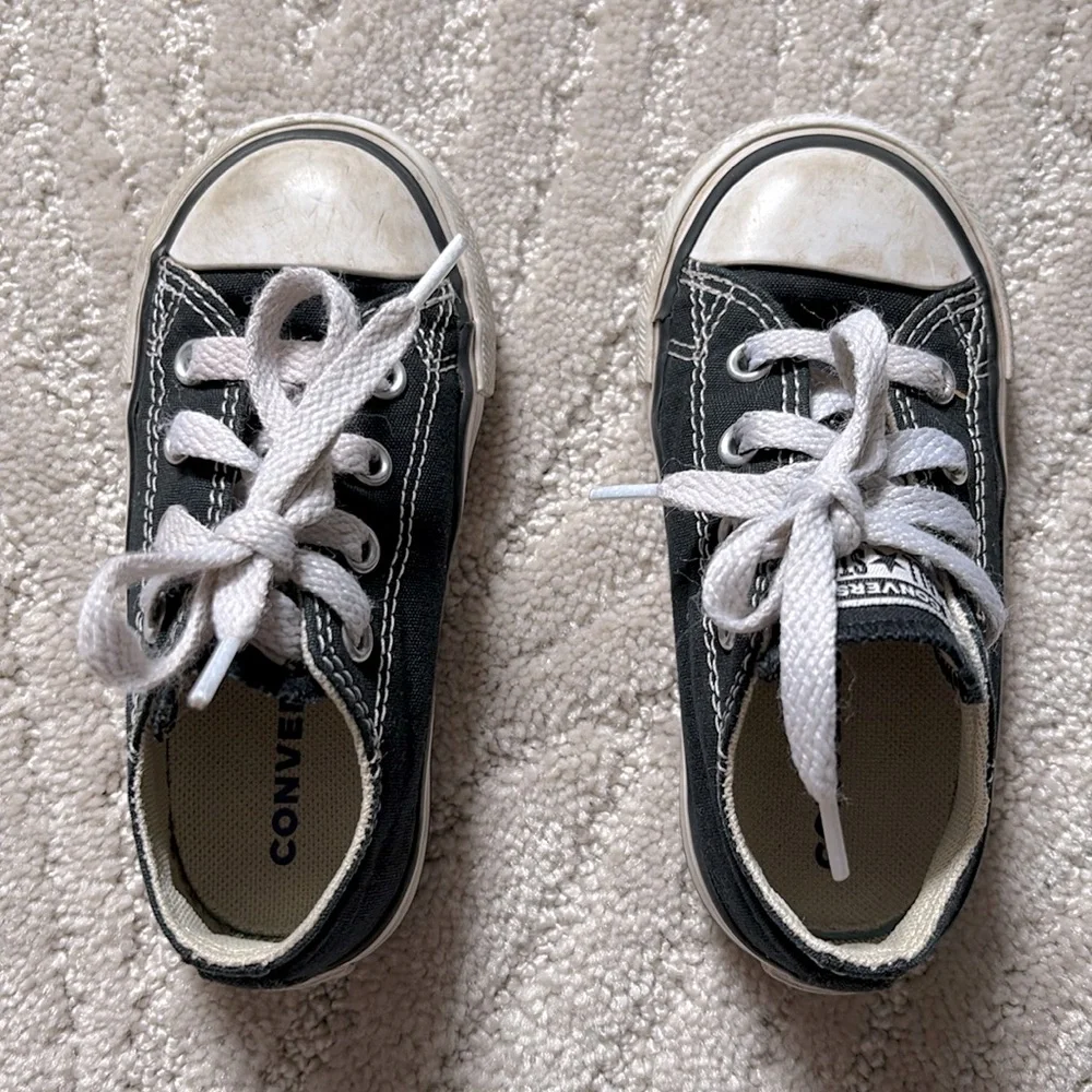 Baby Toddle Converse Chuck Taylor Low Black Shoes